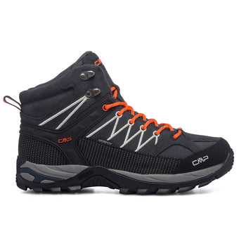 Scarpe da trekking nere da uomo waterproof CMP Rigel Mid, Sport, SKU s325500137, Immagine 0